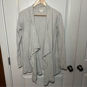 Barefoot Dreams Womens L/XL Bamboo Chic Lite Waterfall Cardigan Sweater